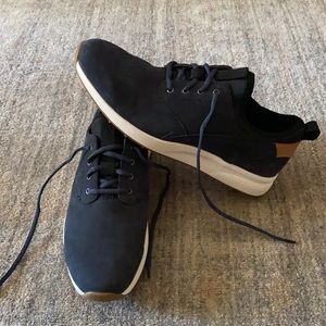 Johnston & Murphy Navy suede sneakers